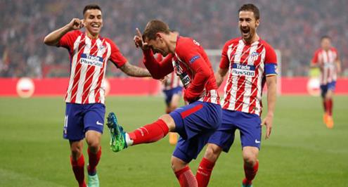 أتلتيكو مدريد يهيمن على التشكيل المثالي للدوري الأوروبي